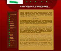 Gulfcoast Webworks web site design